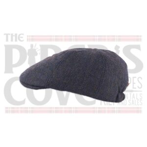 Dark Blue Tweed Cap