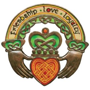 Celtic Shadows Claddagh Ring Plaque