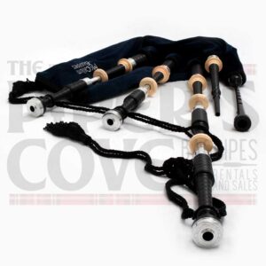 *IN STOCK McCallum P4 Bagpipes - Black Acetyl