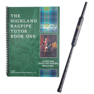RG Hardie Twist Trap Practice Chanter and The Highland Bagpipe Tutor Book 1 Combo