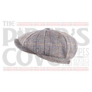Carlyle - Tweed Newsboy Cap – Jumbo Herringbone Grey