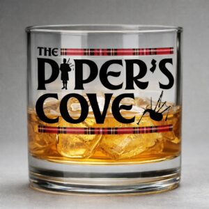 The Piper's Cove Rocks Glass