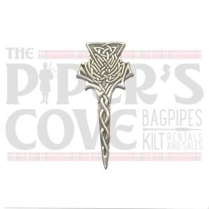 Highland Thistle Premium Kilt Pin - Antique